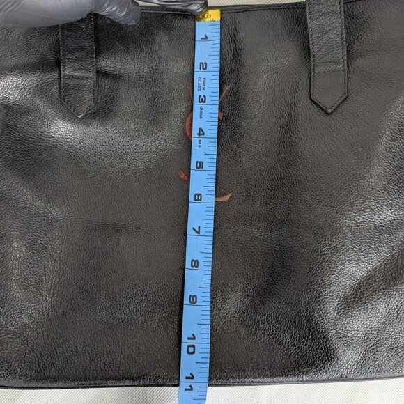 YSL Saint Laurent Shopping Tote Black Leather Handbag - Picture 15 of 16